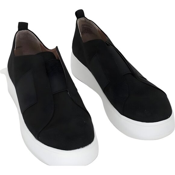 Steve Madden Brad Slip-On Platform Sneakers Black Women's US 7.5 - Picture 1 of 6